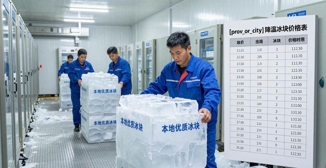 上海金山降温冰块多少钱一吨？本地制冰厂报价来了